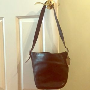 Black vintage coach bag